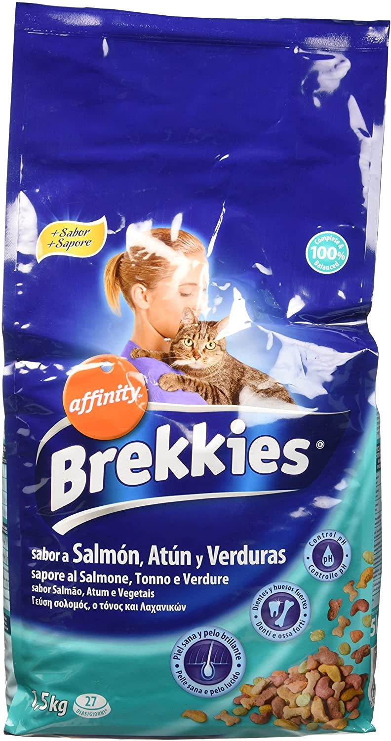 Brekkies Cat Mix Salmone Gr.1500