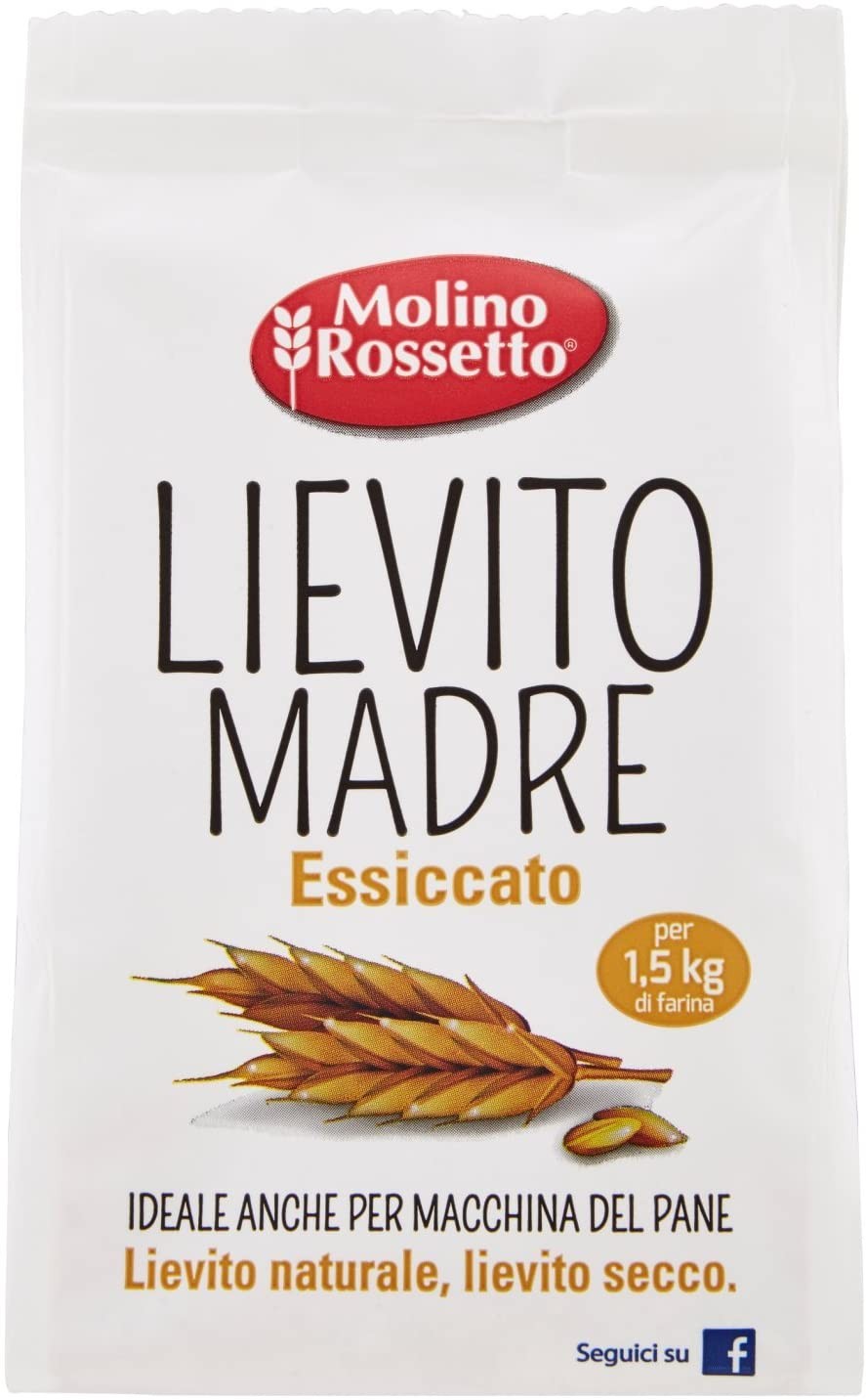 Molino Rossetto Lievito Madre Essicc - 10 pezzi da 100 g [1 kg]
