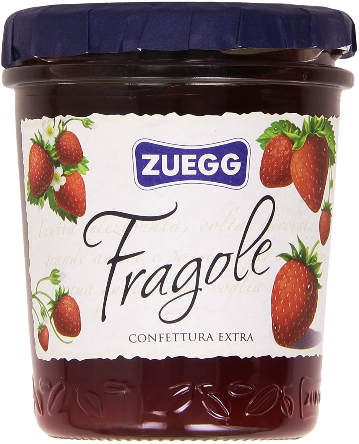 Zuegg - Fragole, Confettura Extra - 12 pezzi da 320 g [3840 g]