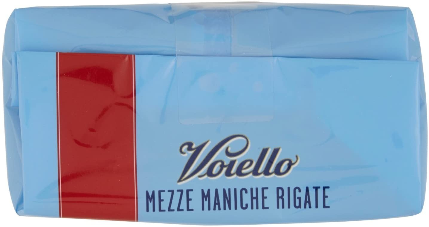 Voiello 122 Mezze Maniche Rigate - 8 pezzi da 500 g [4 kg]