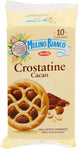 Mulino Bianco Crostatine con Crema al Cacao e Nocciole - Colazione e Snack Dolce per Merenda - 10 Crostatine (400 g)