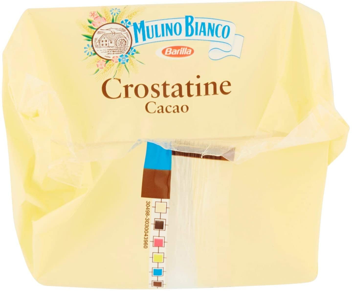 Mulino Bianco Crostatine con Crema al Cacao e Nocciole - Colazione e Snack Dolce per Merenda - 10 Crostatine (400 g)
