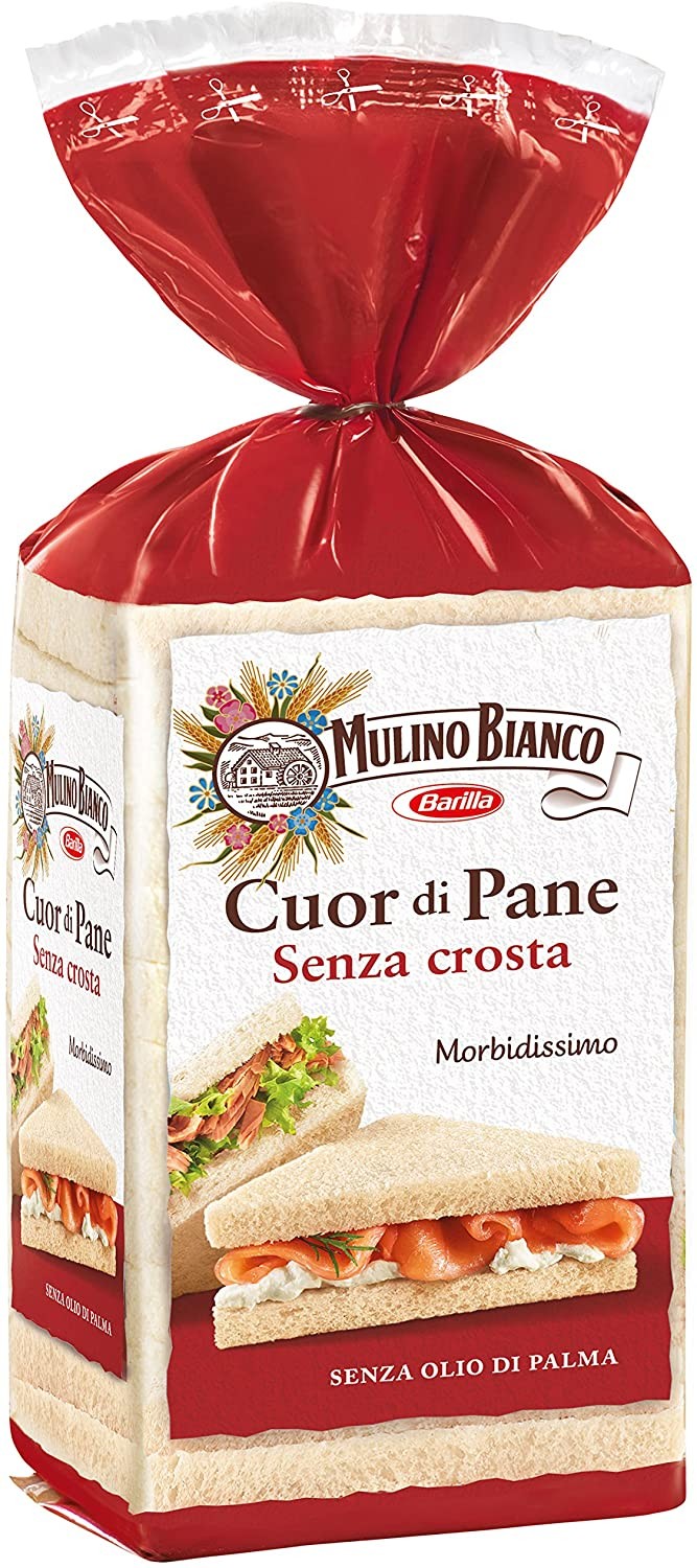 Mulino Bianco Pane Cuor di Pane Senza Crosta, 325g