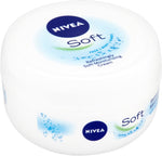 NIVEA Soft Crema Idratante Multiuso per Viso, Mani e Corpo, 1 x 300 ml, Crema Rinfrescantecon Vitamina E e Olio di Jojoba