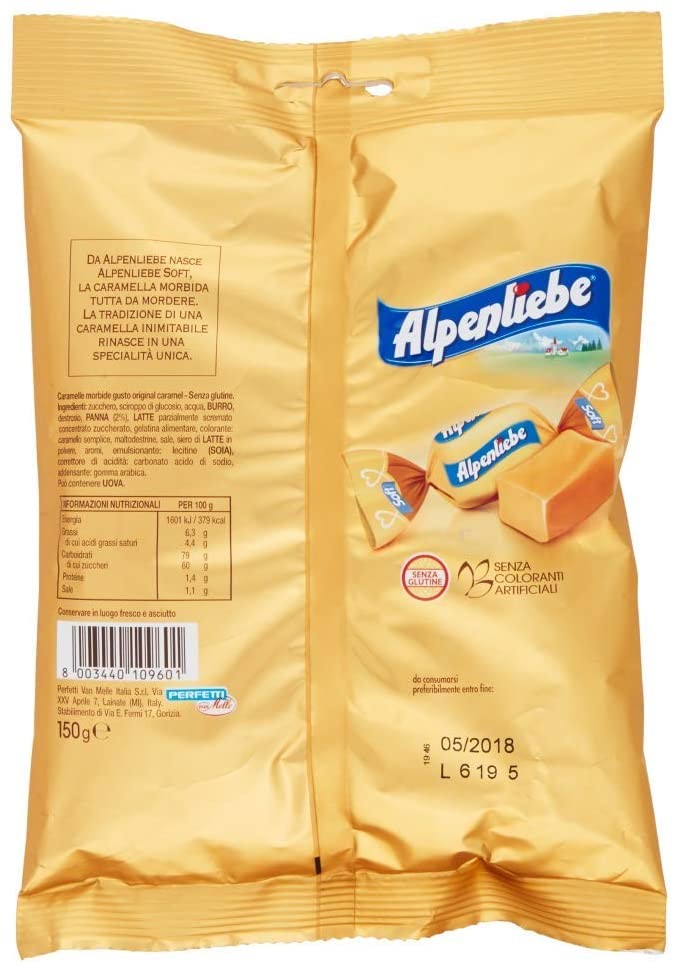 Alpenliebe Soft Caramelle Gommose, 175g