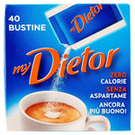 Dietor - Dolcificante, Zero Calorie, Pacco da 40X0.8 g, totale: 32 g - [confezione da 12]