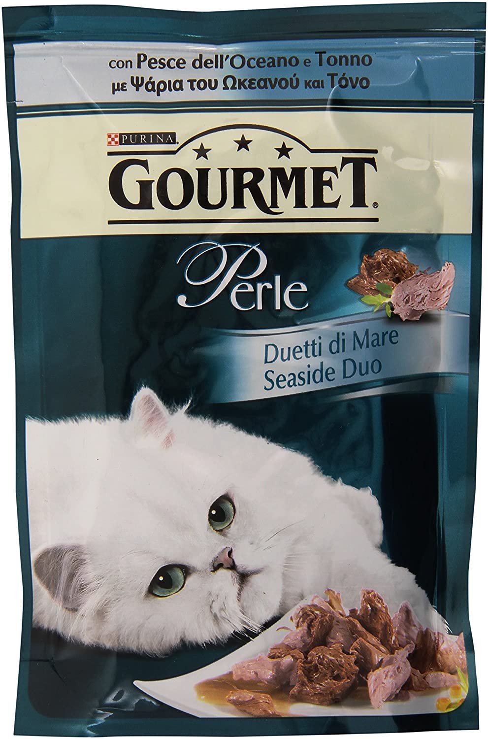 Purina Gourmet Alimento per Gatti Adulti, Duetti di Mare, 85g