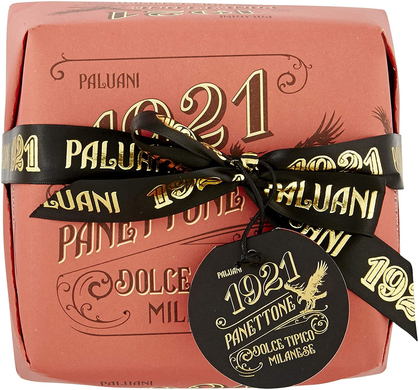 PALUANI Panettone Classico, panettone tradizionale con canditi e uvetta, ricetta originale, ingredienti prima qualità, lievitazi