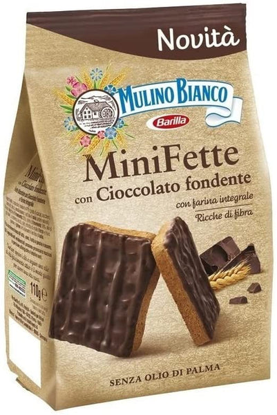 Mulino Bianco Mini Fette Integrali con Cioccolato Fondente, per una - Main Image