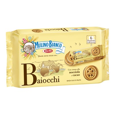 MULINO BIANCO MINI BAIOCCHI SNACK X 6 GR.330 NOCC IOLA