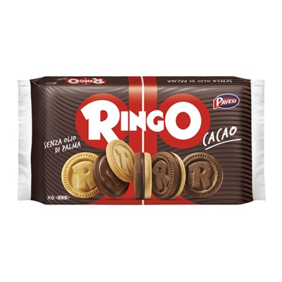 RINGO BISCOTTI CACAO FAMIGLIAGR.330