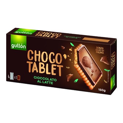 GULLON CHOCO TABLET LATTE GR.150