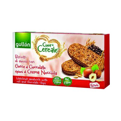 GULLON CUOR DI CEREALE GR.220CREMA NOCCIOLA