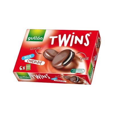 GULLON TWINS GR.252 MILK CHOCOLATE