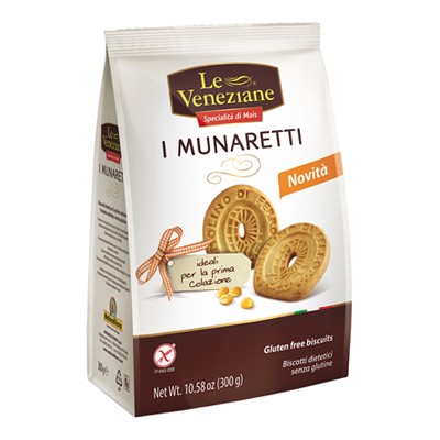 LE VENEZIANE MUNARETTI GR.300BISCOTTI S/GLUTINE