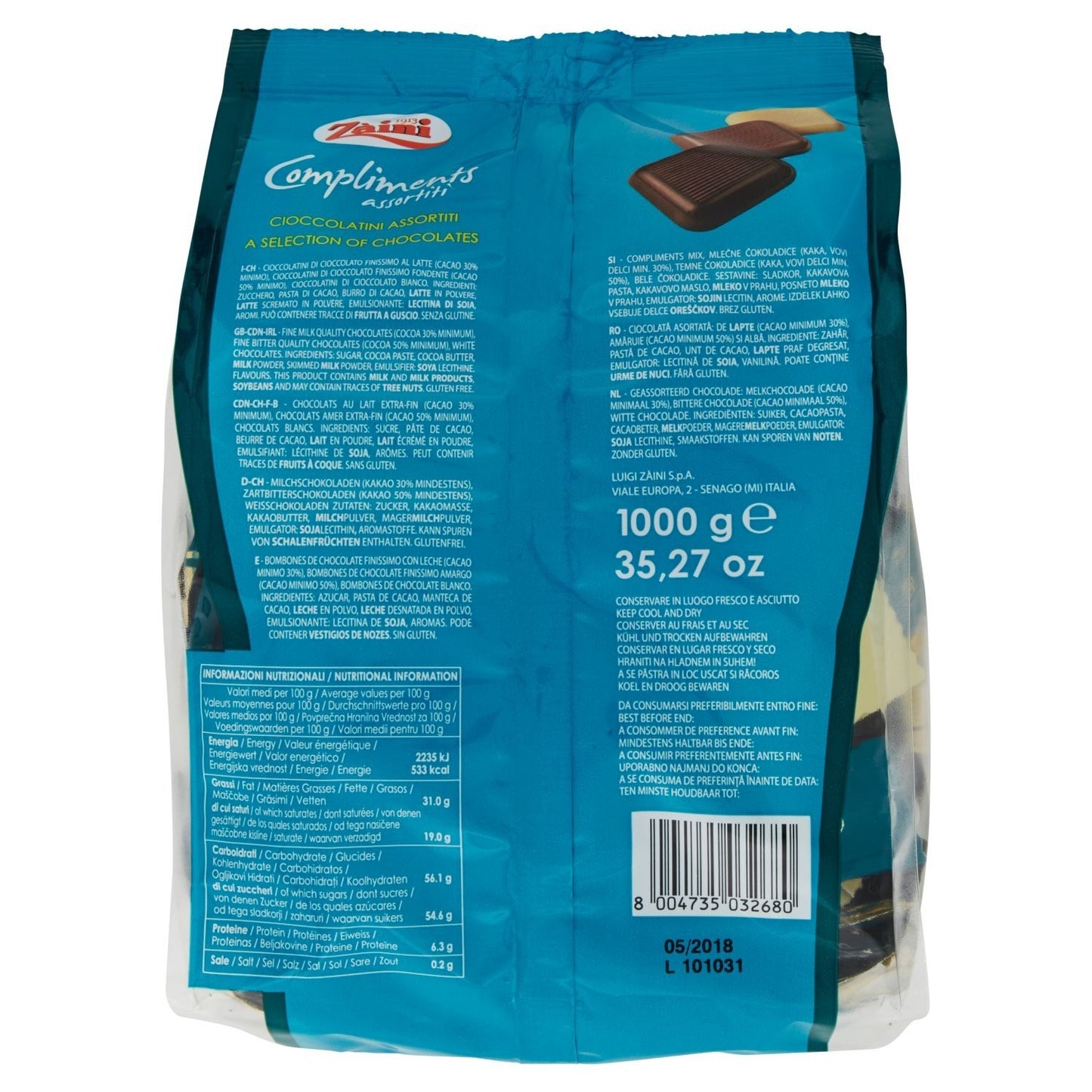 Zaini Cioccolatini Assortiti- 1000 g