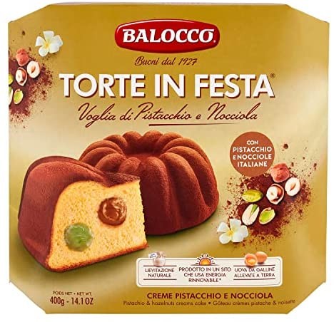 Balocco Torta Pistacchio E Nocciola, 400g