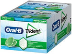 ORAL-B Trident SPEARMINT, gomma da masticare al gusto di menta verde - Confezione da 12 pezzi