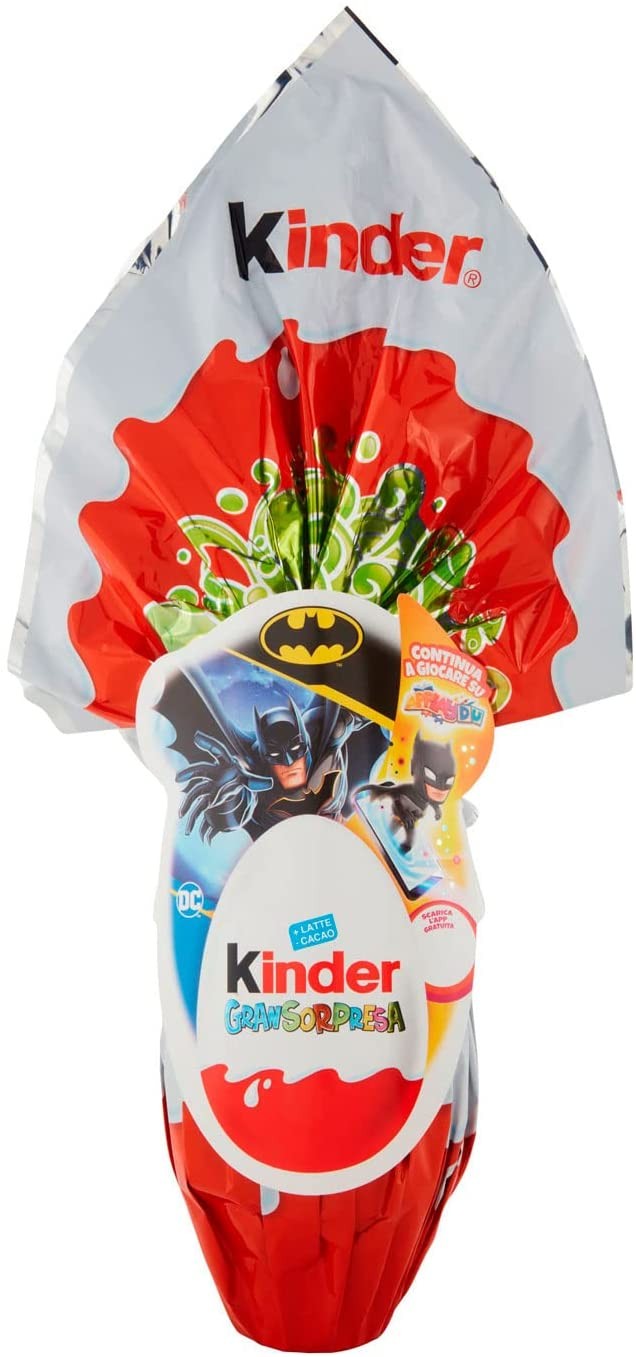 Kinder Gransorpresa Uovo di Cioccolato Batman, 150g