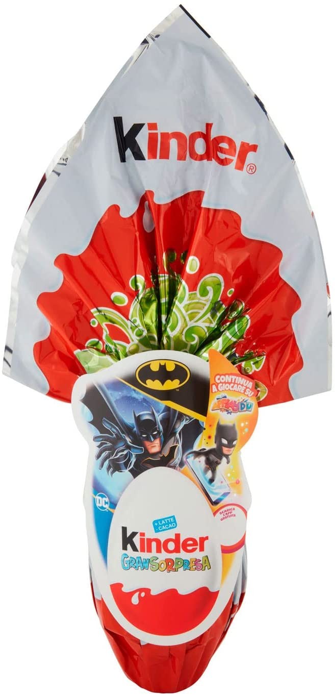 Kinder Gransorpresa Uovo di Cioccolato Batman, 150g