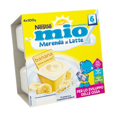 NESTLE MIO MERENDA LATTE/BANANA GR.100X4