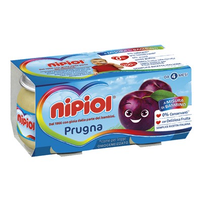 NIPIOL OMOGENEIZATO FRUTTA GR.80X2 PRUGNA