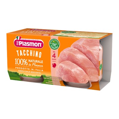 PLASMON OMOGENEIZZATO CARNE GR.80X2 TACCHINO