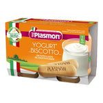 PLASMON OMOGENEIZZATO YOGURT+BISCOTTO GR. 120X2