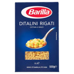 Barilla - Ditalini Rigati, Pasta Di Semola Di Grano Duro - 6 pezzi da 500 g [3 kg]
