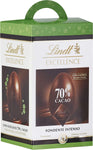 Uovo di Pasqua Lindt Excellence, Uovo Extra Fondente 70% Cacao con Sorpresa di Cioccolato, 175g