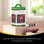 Uovo di Pasqua Lindt Excellence, Uovo Extra Fondente 70% Cacao con Sorpresa di Cioccolato, 175g