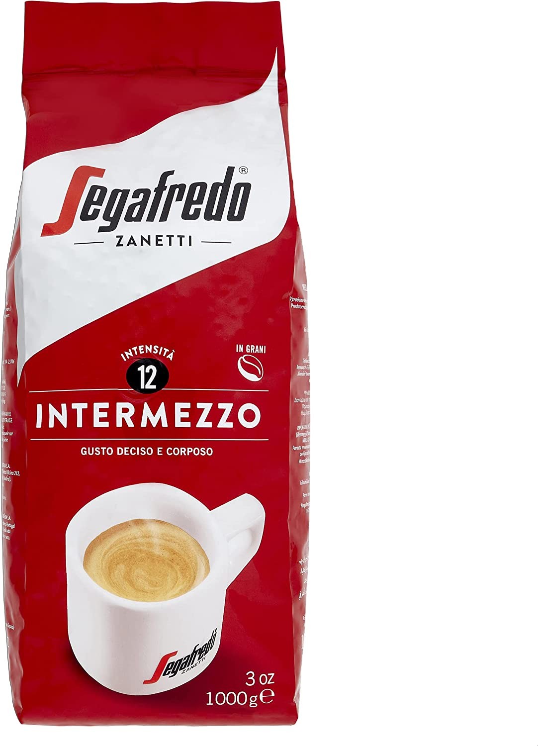 Segafredo Zanetti Caffè in Grani, Linea Le Classiche Intermezzo, 1kg