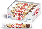 Pavesi Snack Ringo Vaniglia, 12 Pack da 165 g, Biscotti Farciti con Crema al Gusto Vaniglia, Snack per Merenda o Pausa Studio, F