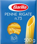 Barilla Pasta Penne Rigate N.73, Pasta Corta di Semola di Grano Duro, I Classici, 500g