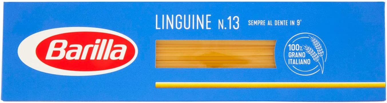 Barilla Linguine Pasta di Semola di Grano Duro N.13, 500g