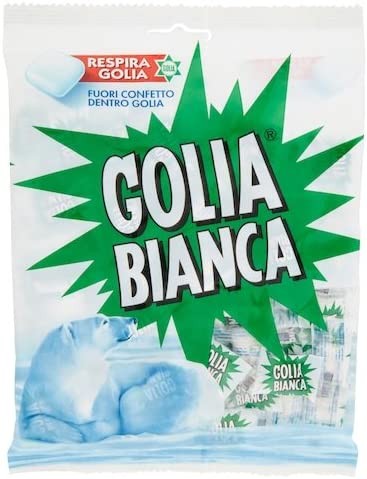 Perfetti Caramelle Golia Bianca, 180g