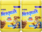 Nesquik Opti-Start Cacao Solubile per Latte Barattolo - 2 pezzi da 1 kg [2 kg]