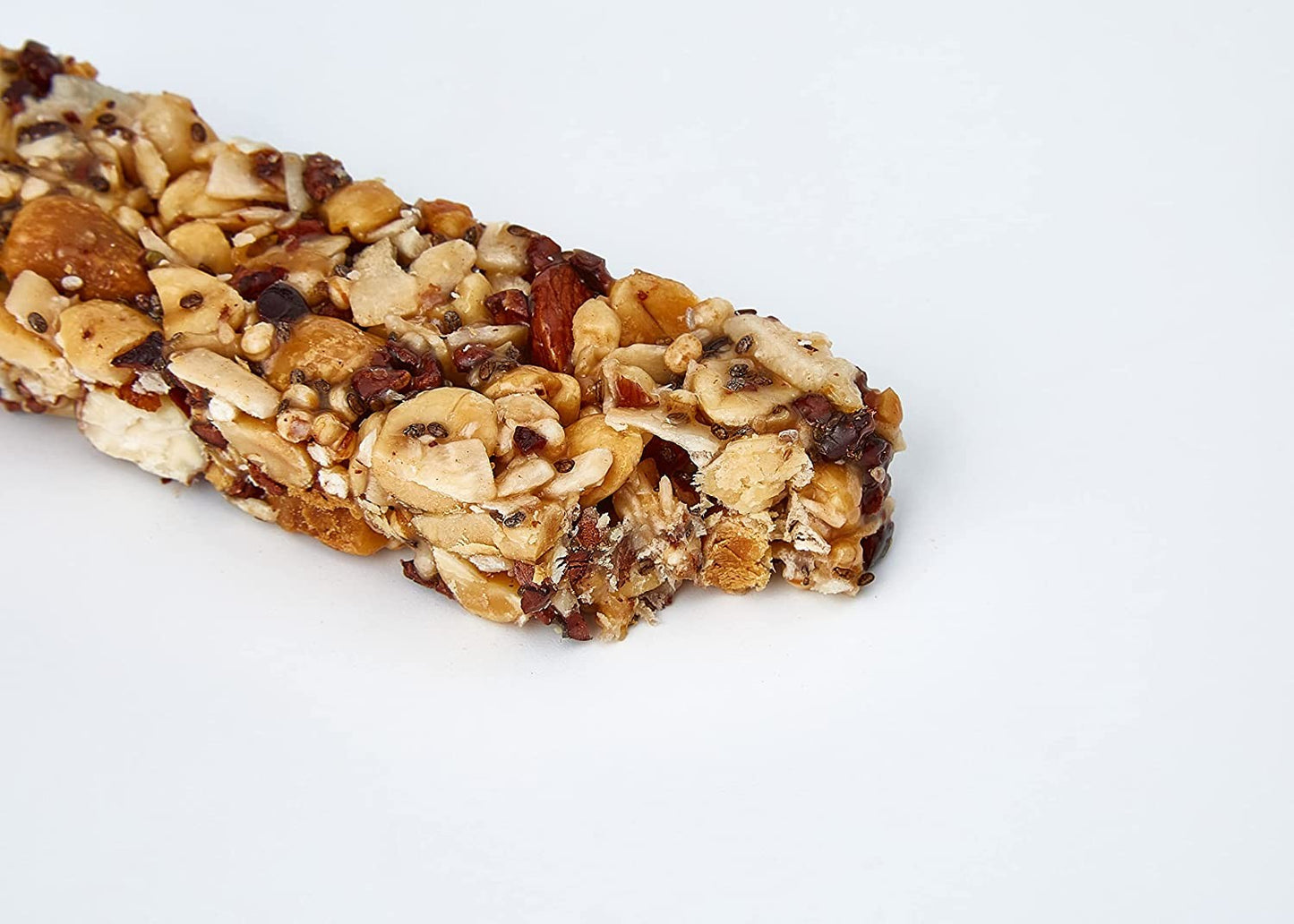 Fruittella Good For You Barrette Cocco e Fave di Cacao, con Mandorle e Semi di Chia, Barretta con Frutta Secca e Disidratata, Sn