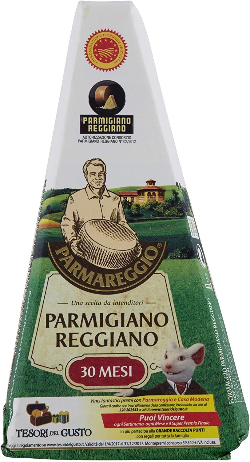 Parmareggio Parmigiano Reggiano Confezionato 30 Mesi - 0.4 kg