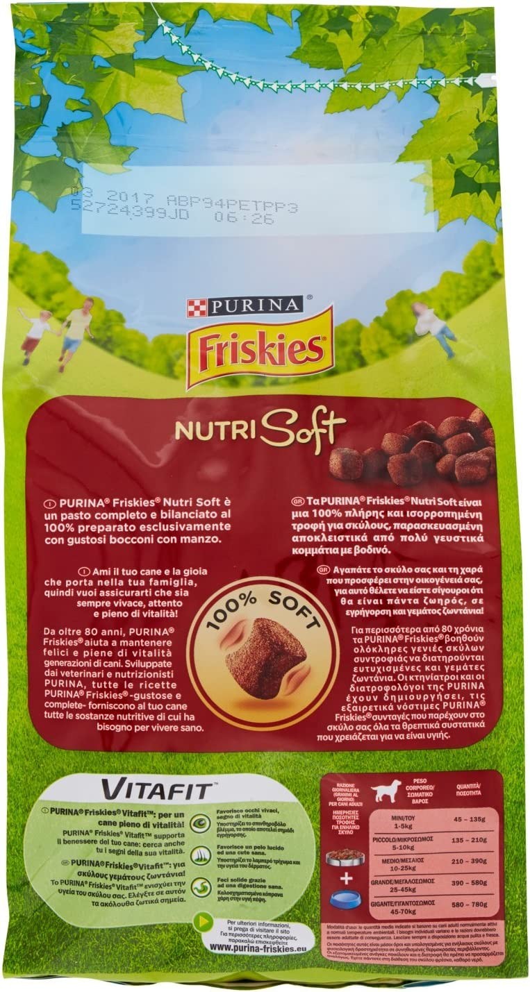 Friskies DD NutriSoft Manzo&Cereali 1,5kg - 6 Pezzi