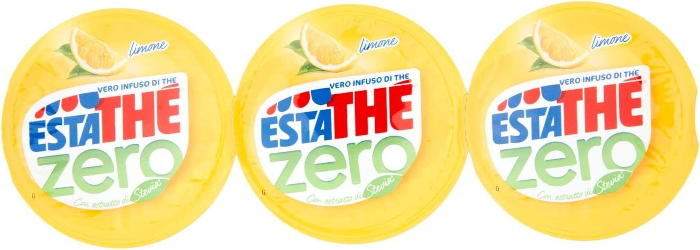 Estathe Zero Limone Bicchierino X3, 60cl