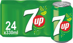 BRT00109 7-Up Limone e limetta gassata in scatola bibita analcolica da 330 ml (Pk 24) 3388