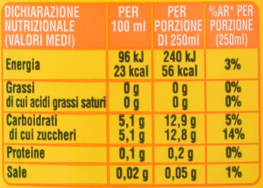 San Benedetto - Aranciata, con fruttosio - 1500 ml [confezione da 6]