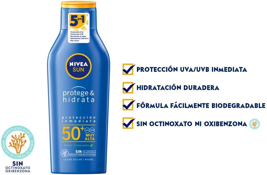 Nivea Sun Protector Latte per il Corpo, SPF 50+ - 400 ml