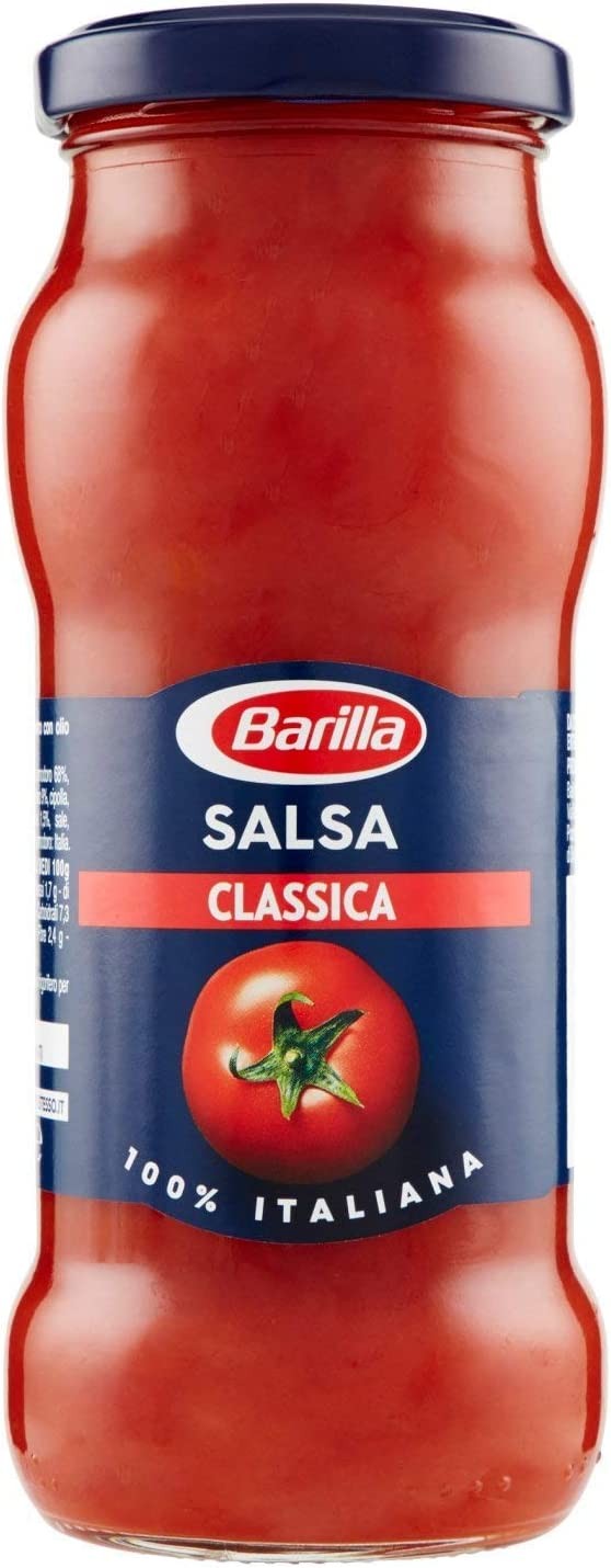 DONAZIONE A BANCO ALIMENTARE - Barilla - Sugo Salsa Classica, con Pomodoro e Olio Extra Vergine di Oliva, Senza Glutine - 300 g