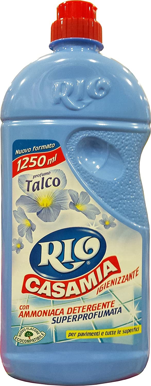 9 x RIO CASA MIA Lavapavimenti&Tutte Le Superfici Talco 1250Ml