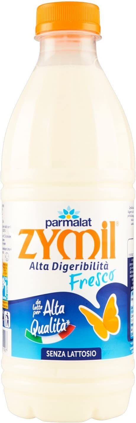 Zymil - Latte Fresco Alta Digeribilità, Alta Qualità, senza lattosio, 1 Litro