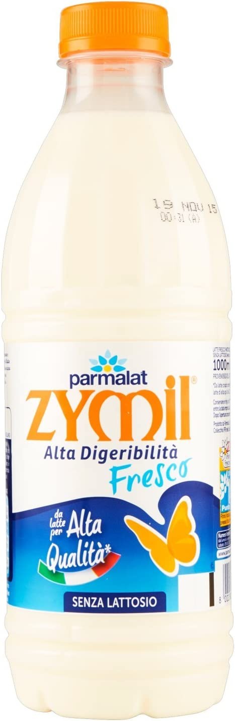 Zymil - Latte Fresco Alta Digeribilità, Alta Qualità, senza lattosio, 1  Litro – Raspada