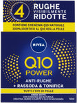 NIVEA Q10 POWER Crema Notte Viso Rimpolpante 50 ml, Crema viso anti-età da notte per 24 ore di idratazione, Crema antirughe con