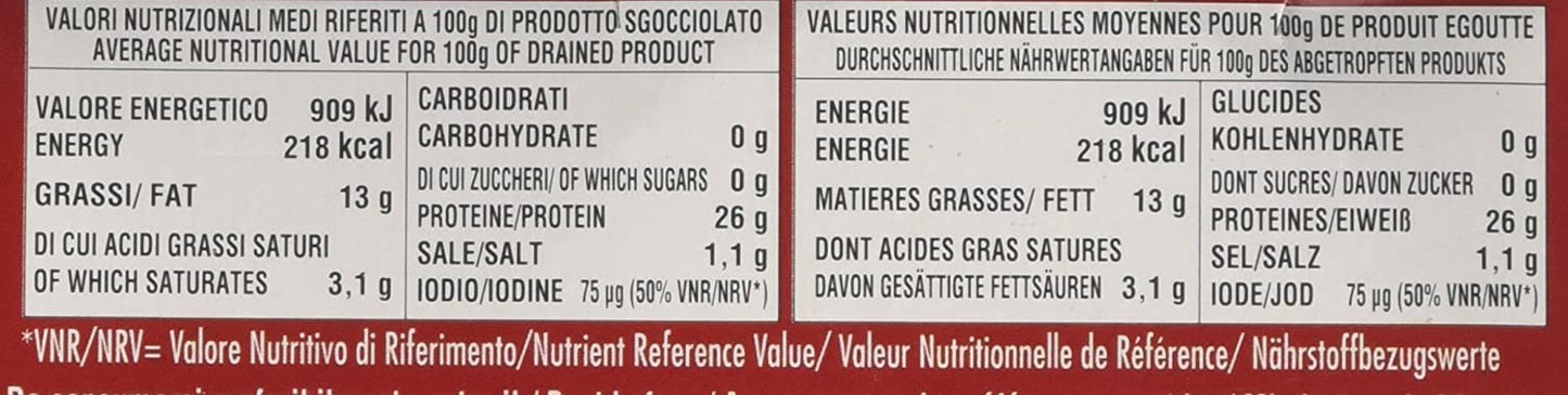 Giacinto Callipo Callipo Tonno all'Olio di Oliva, Vetro - 6 pezzi da 80 g [480 g]